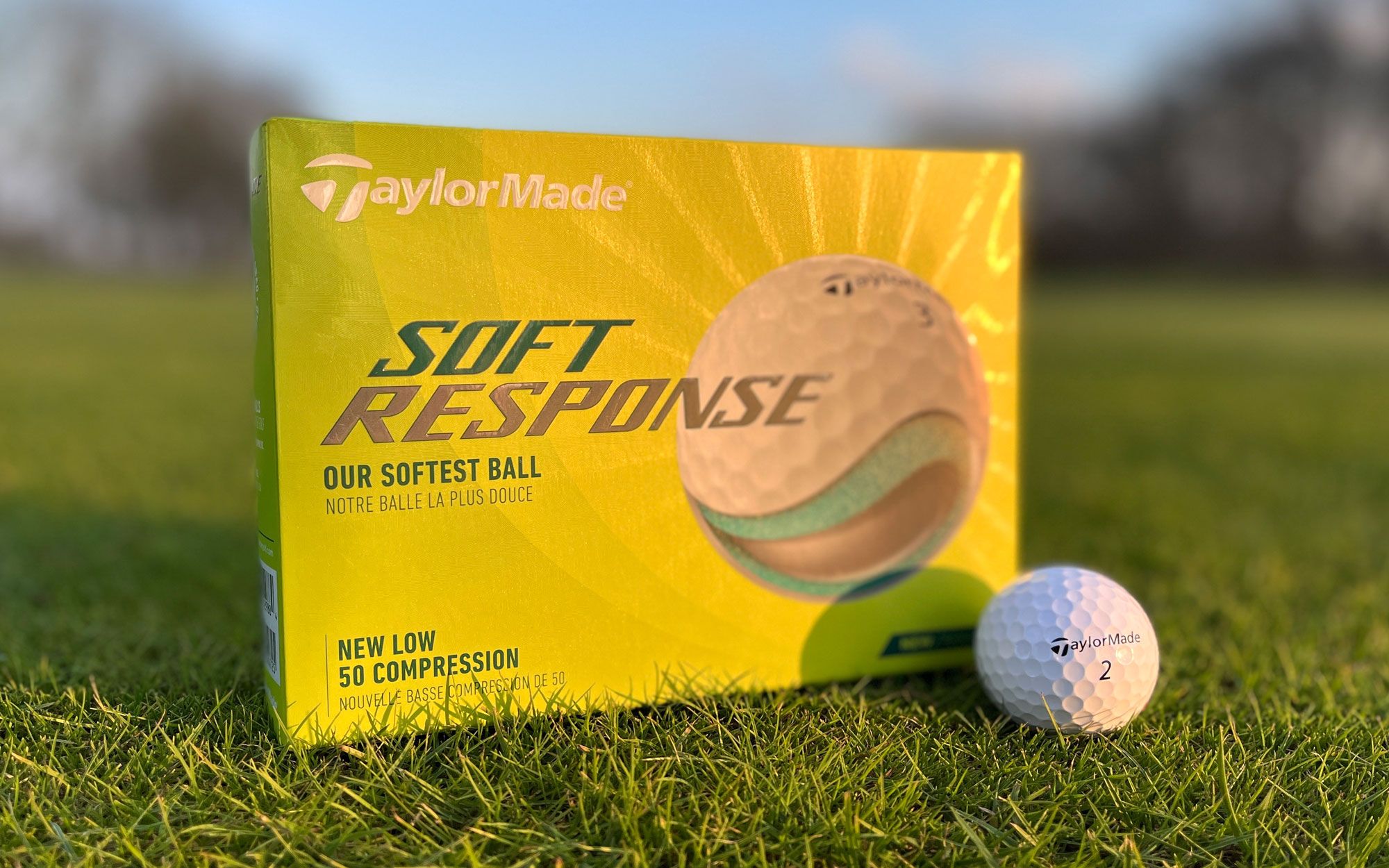 TaylorMade soft response balls are ideal for beginner golfers