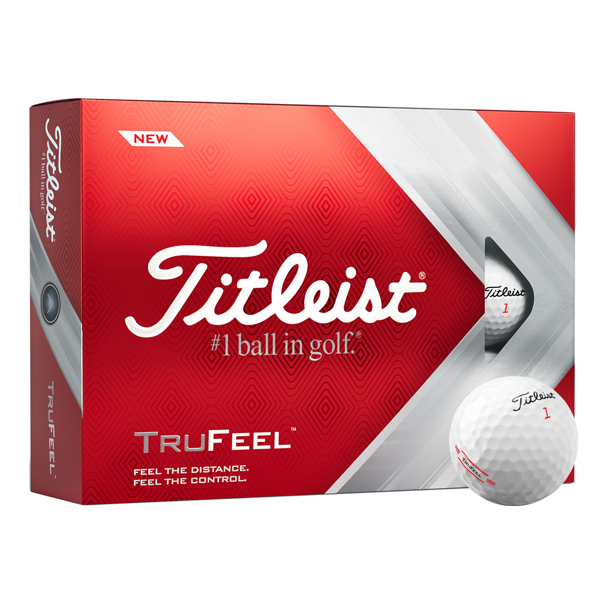 Titleist TruFeel 12 ball pack - White