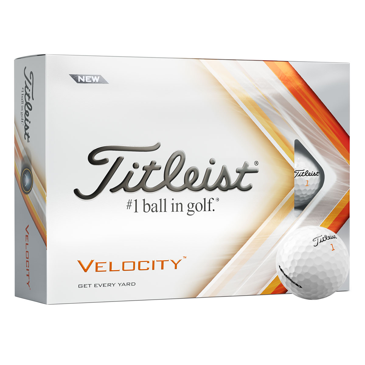 Titleist Velocity 12 ball pack - White