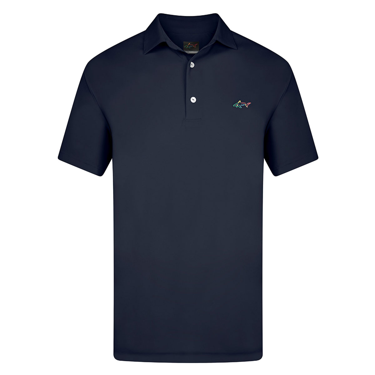 Greg Norman Men’s Shark Logo Golf Polo Shirt