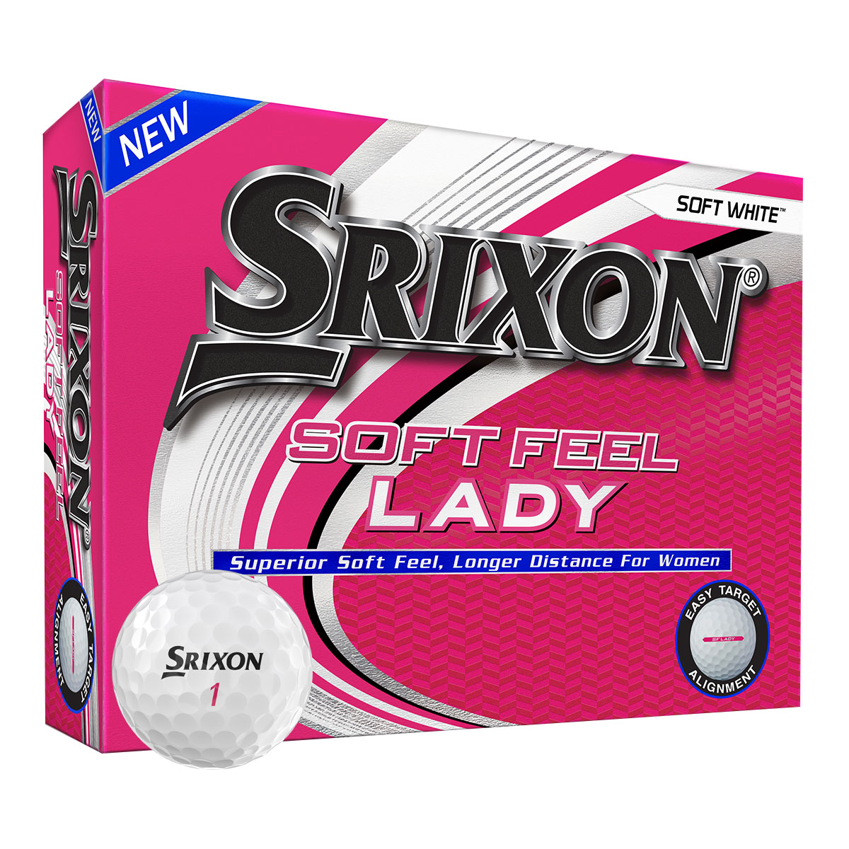 Srixon Ladies Soft Feel 12 Golf Ball Pack