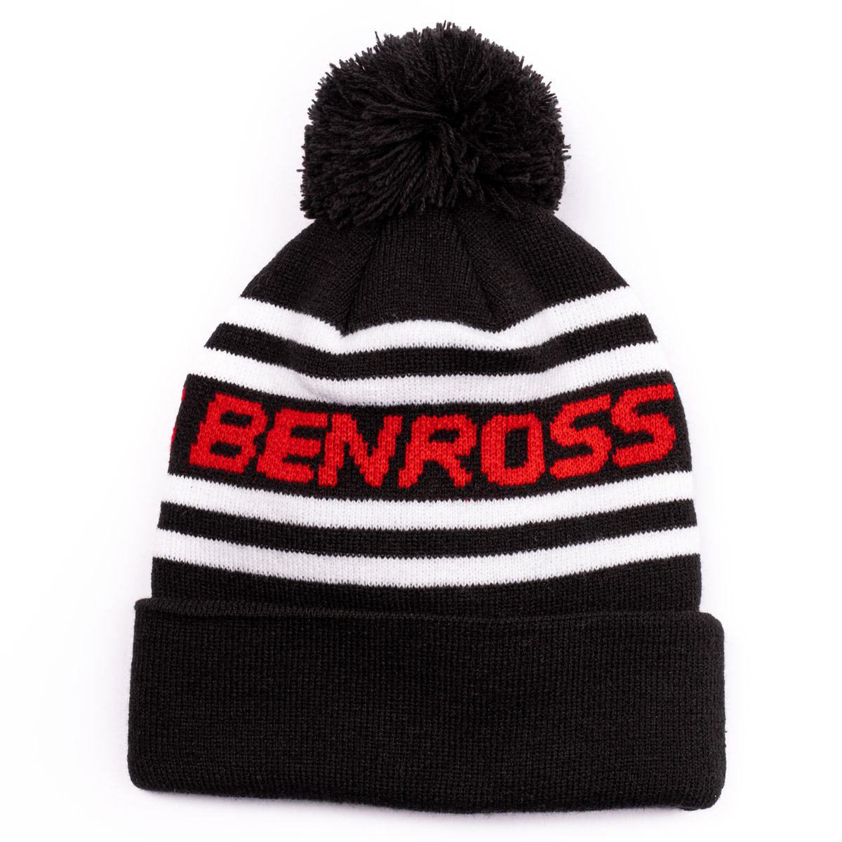 Benross Men’s Multi-Stripe Knit Pom Golf hat